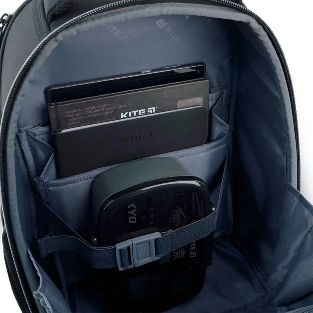 Ортопедический рюкзак Kite Education Skate K26-555S-7, черный