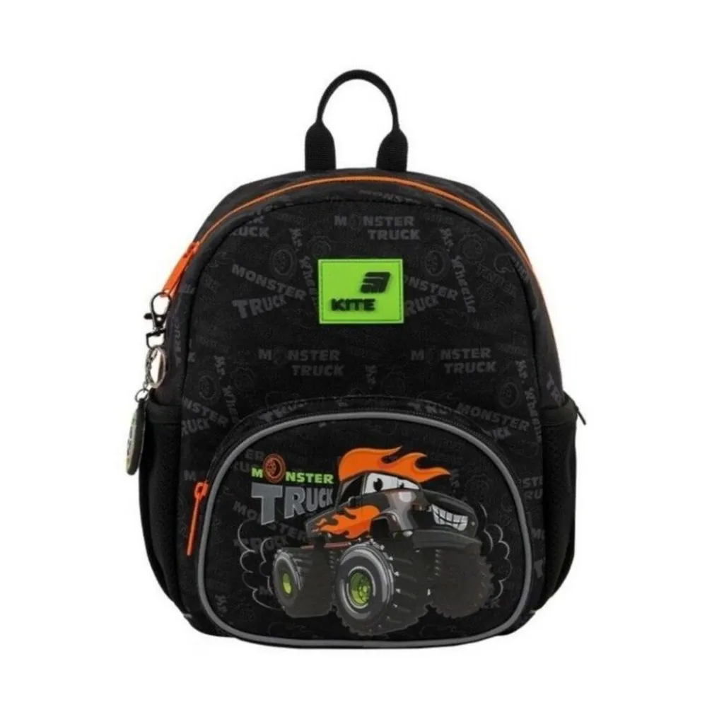 Детский рюкзак для мальчиков Kite Kids Monster Truck K26-2727XS-4, черный