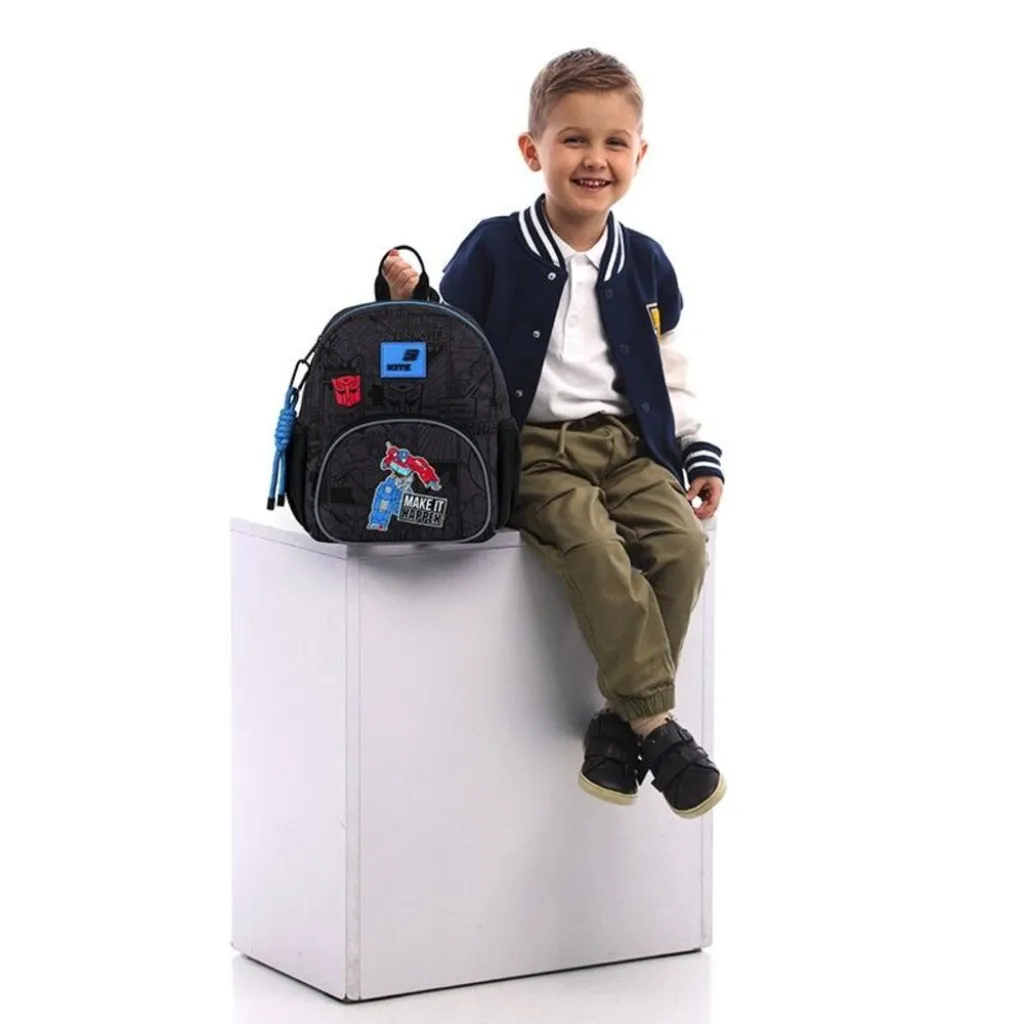 Дитячий рюкзак для хлопчиків Kite Kids Transformers TF26-2727XS, чорний Дитячий рюкзак для хлопчиків Kite Kids Transformers TF26-2727XS, чорний