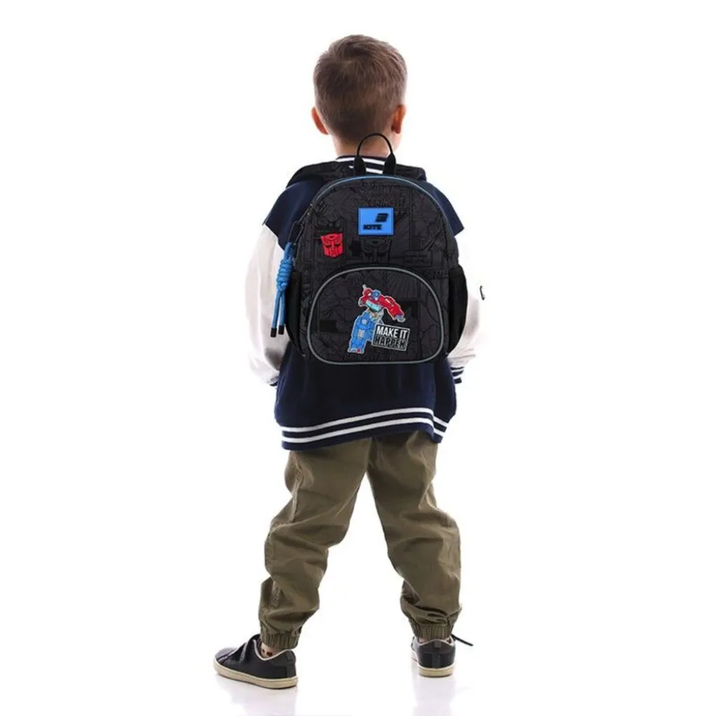 Дитячий рюкзак для хлопчиків Kite Kids Transformers TF26-2727XS, чорний Дитячий рюкзак для хлопчиків Kite Kids Transformers TF26-2727XS, чорний