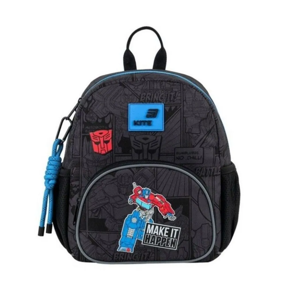 Дитячий рюкзак для хлопчиків Kite Kids Transformers TF26-2727XS, чорний Дитячий рюкзак для хлопчиків Kite Kids Transformers TF26-2727XS, чорний