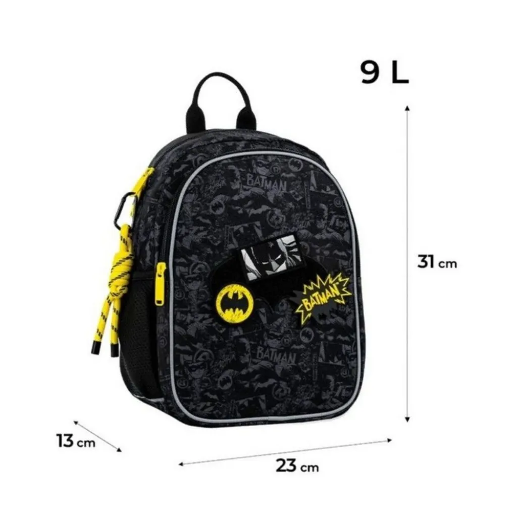 Дитячий рюкзак для хлопчиків Kite Kids DC Comics DC26-2735XS, чорний Дитячий рюкзак для хлопчиків Kite Kids DC Comics DC26-2735XS, чорний