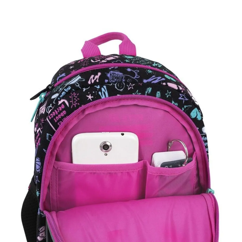 Детский рюкзак для девочек Kite Kids LOL LO26-2735XS, черный Детский рюкзак для девочек Kite Kids LOL LO26-2735XS, черный