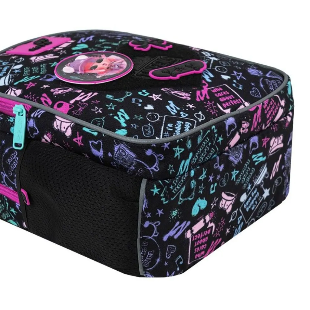 Детский рюкзак для девочек Kite Kids LOL LO26-2735XS, черный Детский рюкзак для девочек Kite Kids LOL LO26-2735XS, черный