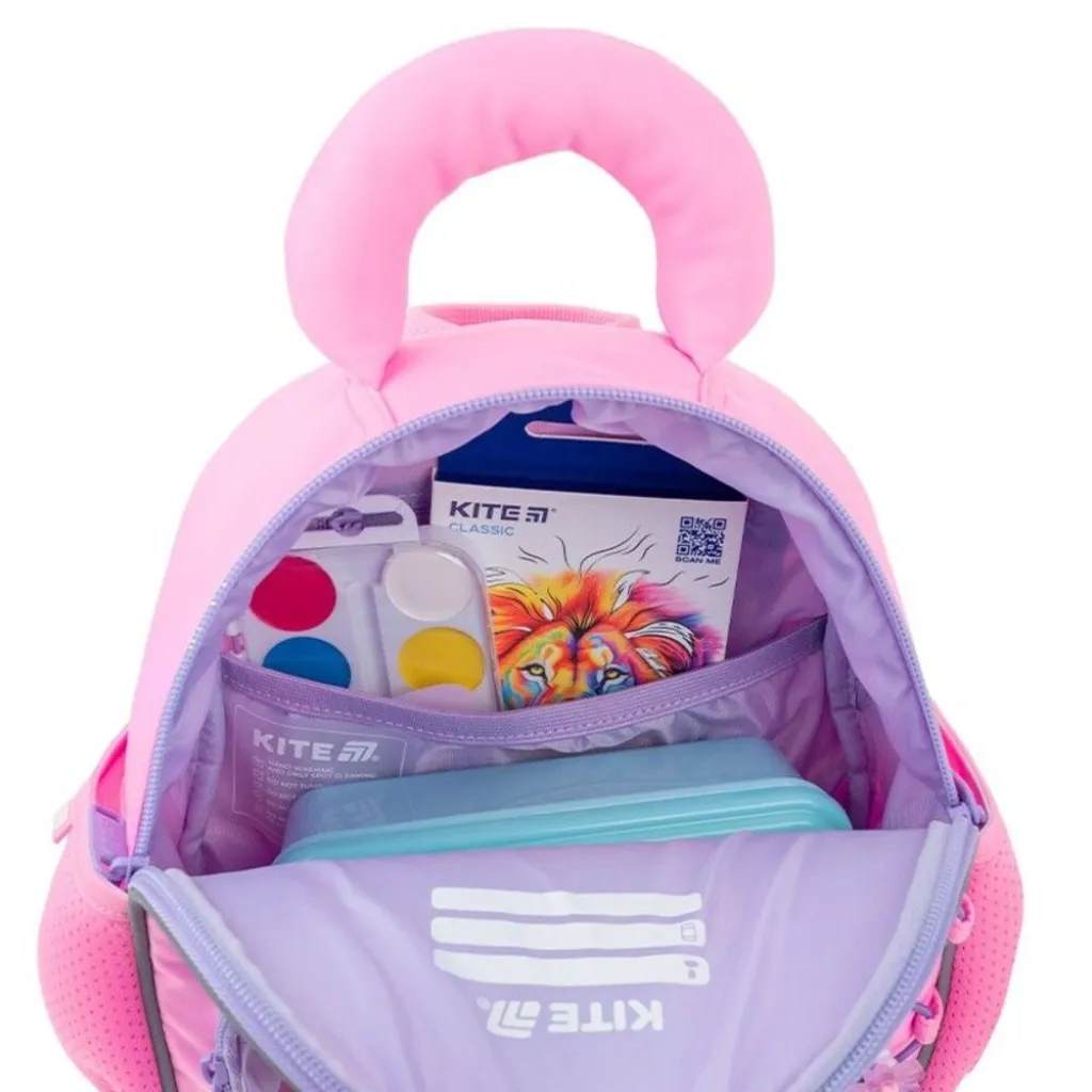 Детский рюкзак для девочек Kite Kids Cat&Fun K26-2737XXS-1, розовый