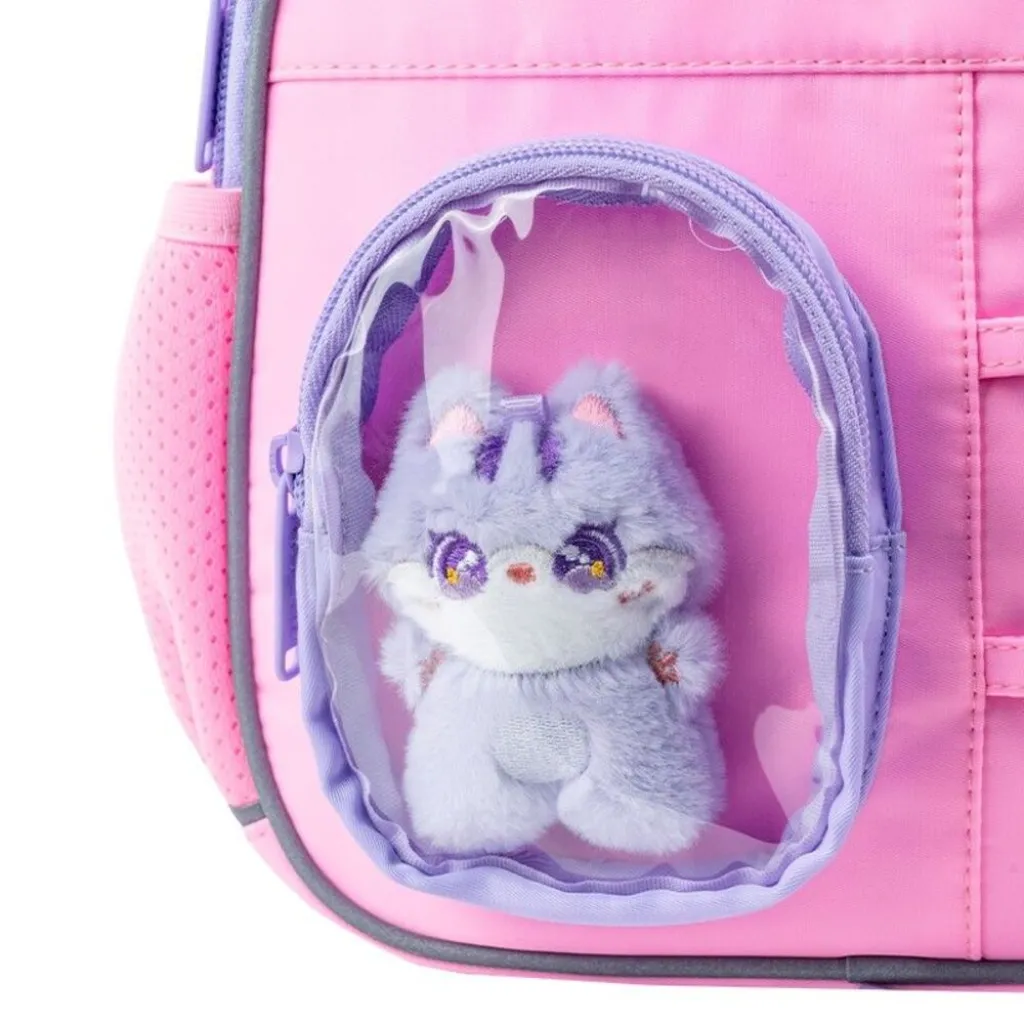 Детский рюкзак для девочек Kite Kids Cat&Fun K26-2737XXS-1, розовый