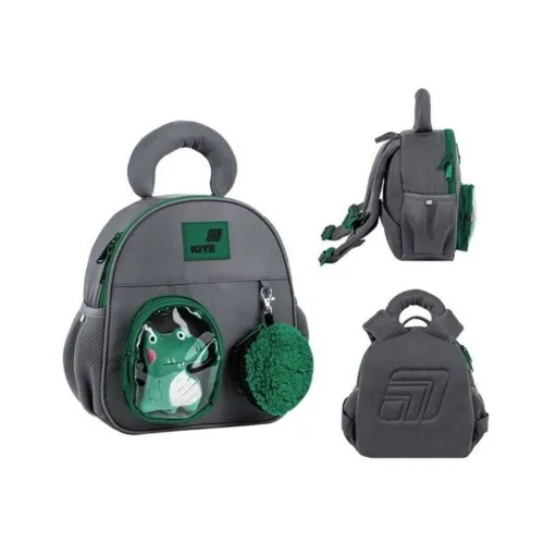 Детский рюкзак для мальчиков Kite Kids Croco Boo K26-2737XXS-2, серый - Фото№1