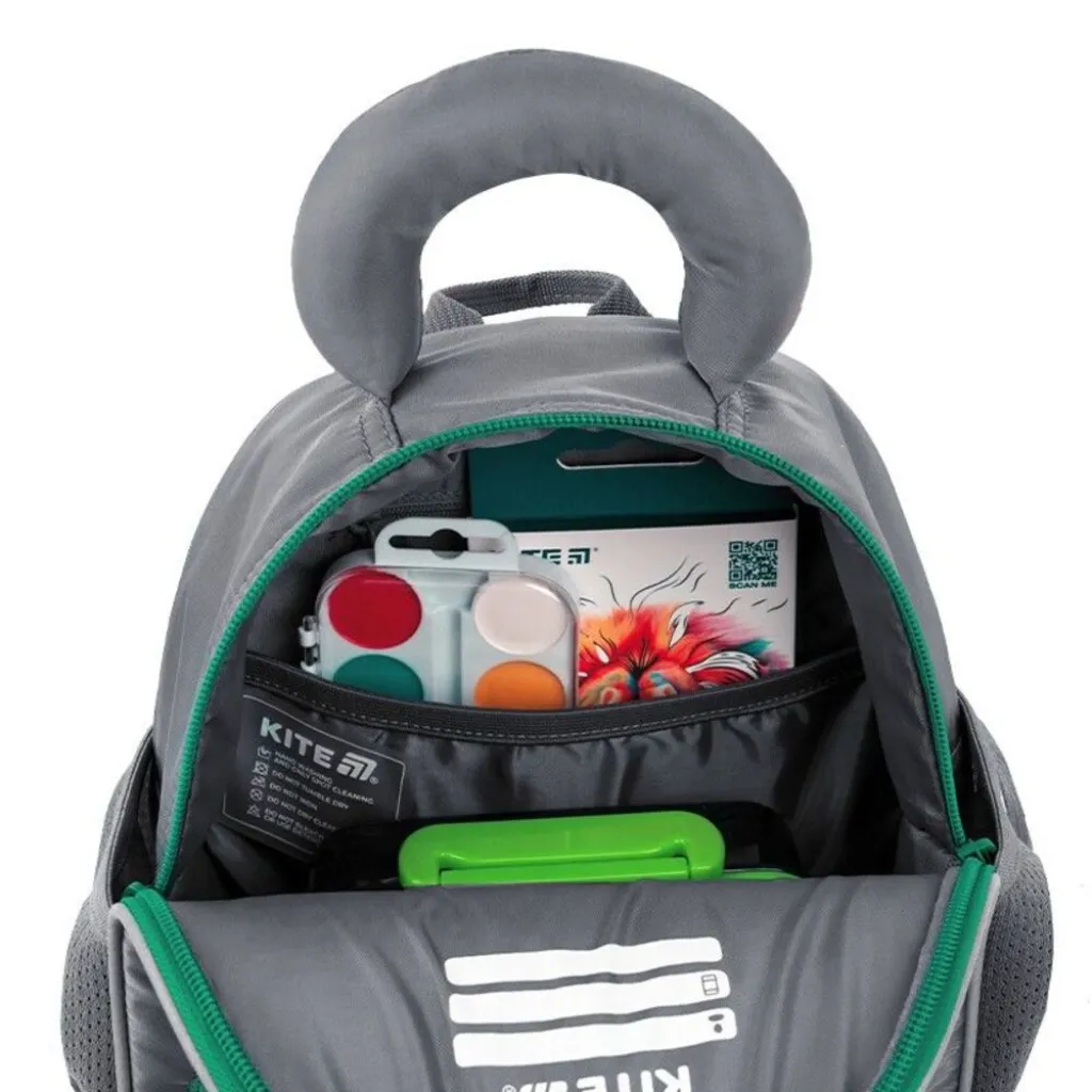 Детский рюкзак для мальчиков Kite Kids Croco Boo K26-2737XXS-2, серый