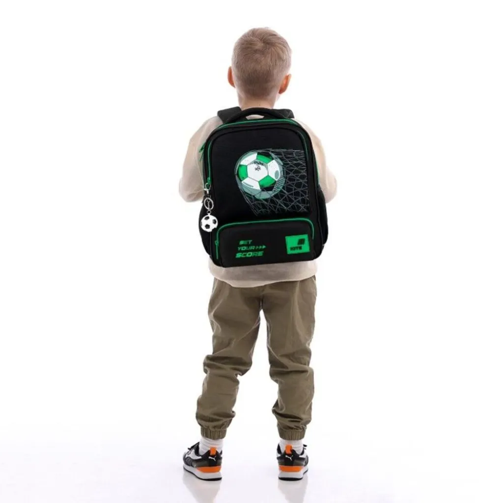 Детский рюкзак для мальчиков Kite Kids Football K26-559XS-2, черный