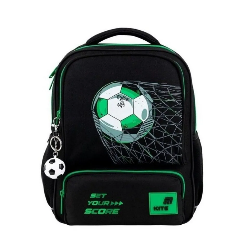 Детский рюкзак для мальчиков Kite Kids Football K26-559XS-2, черный