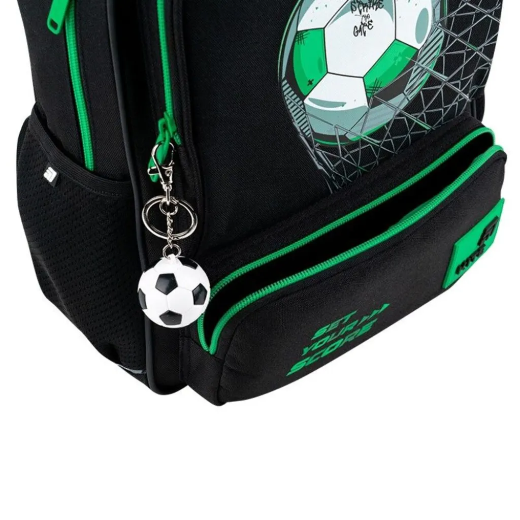 Детский рюкзак для мальчиков Kite Kids Football K26-559XS-2, черный