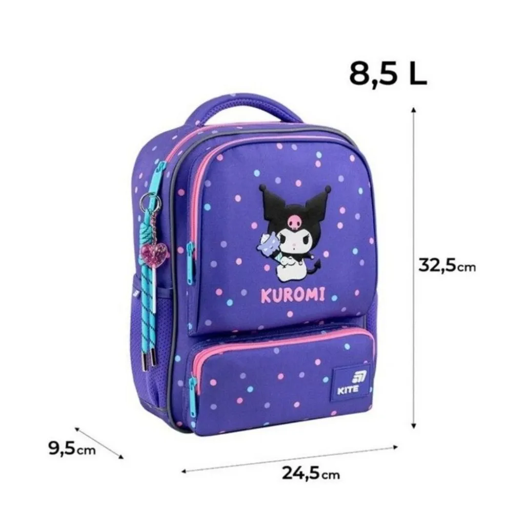 Детский рюкзак для девочек Kite Kids Kuromi HK26-559XS-1, фиолетовый