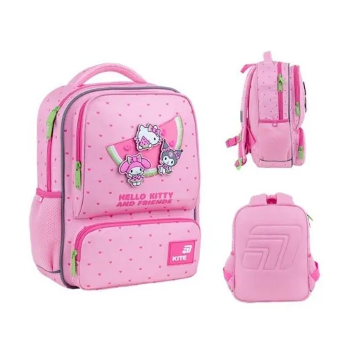 Детский рюкзак для девочек Kite Kids Hello Kitty HK26-559XS-2, розовый - Фото№1 Детский рюкзак для девочек Kite Kids Hello Kitty HK26-559XS-2, розовый - Фото№1