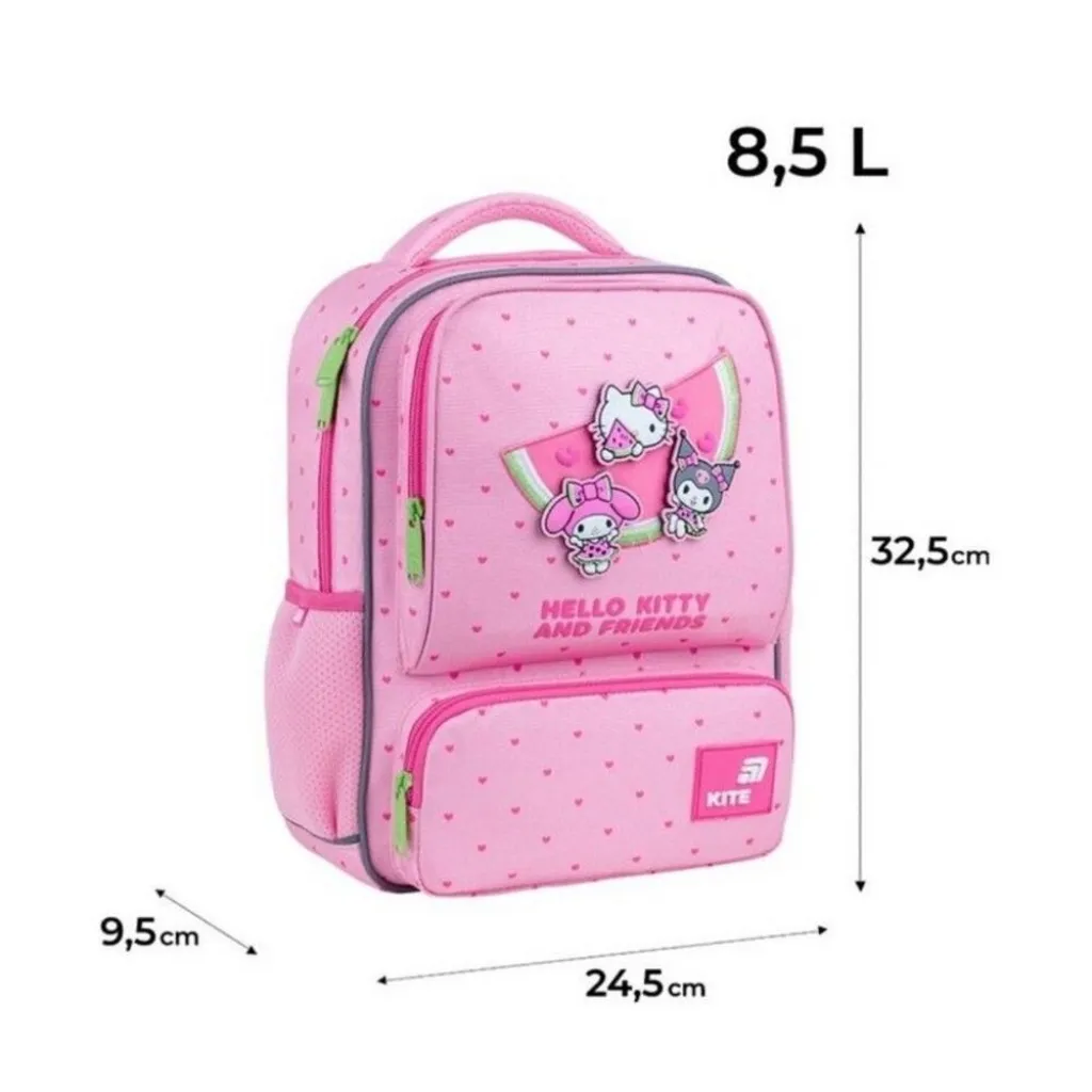 Детский рюкзак для девочек Kite Kids Hello Kitty HK26-559XS-2, розовый Детский рюкзак для девочек Kite Kids Hello Kitty HK26-559XS-2, розовый