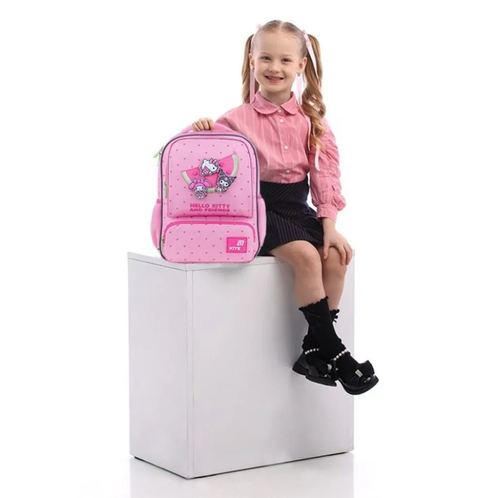 Детский рюкзак для девочек Kite Kids Hello Kitty HK26-559XS-2, розовый Детский рюкзак для девочек Kite Kids Hello Kitty HK26-559XS-2, розовый