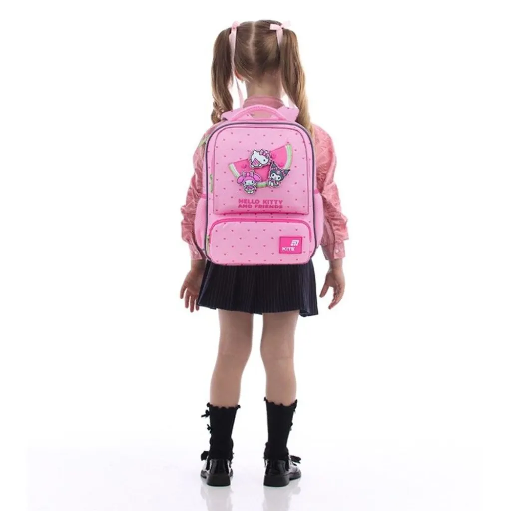 Детский рюкзак для девочек Kite Kids Hello Kitty HK26-559XS-2, розовый Детский рюкзак для девочек Kite Kids Hello Kitty HK26-559XS-2, розовый