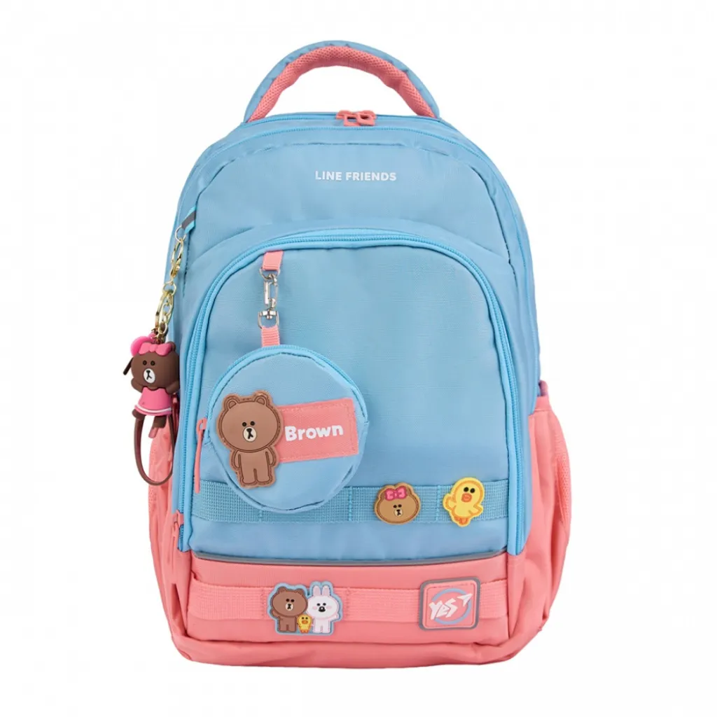 Ортопедичний рюкзак YES Line Friends Stylish TS-109, блакитний Ортопедичний рюкзак YES Line Friends Stylish TS-109, блакитний