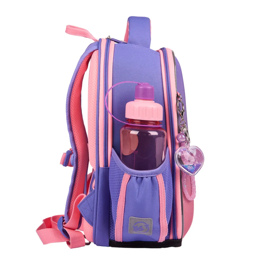 Ортопедичний рюкзак каркасний YES H-100 Cute Bear, бузково-рожевий Ортопедичний рюкзак каркасний YES H-100 Cute Bear, бузково-рожевий