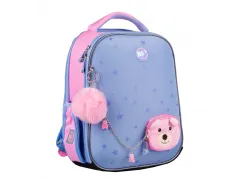 Ортопедичний рюкзак каркасний YES H-100 Cute Bear Teddy, бузково-рожевий