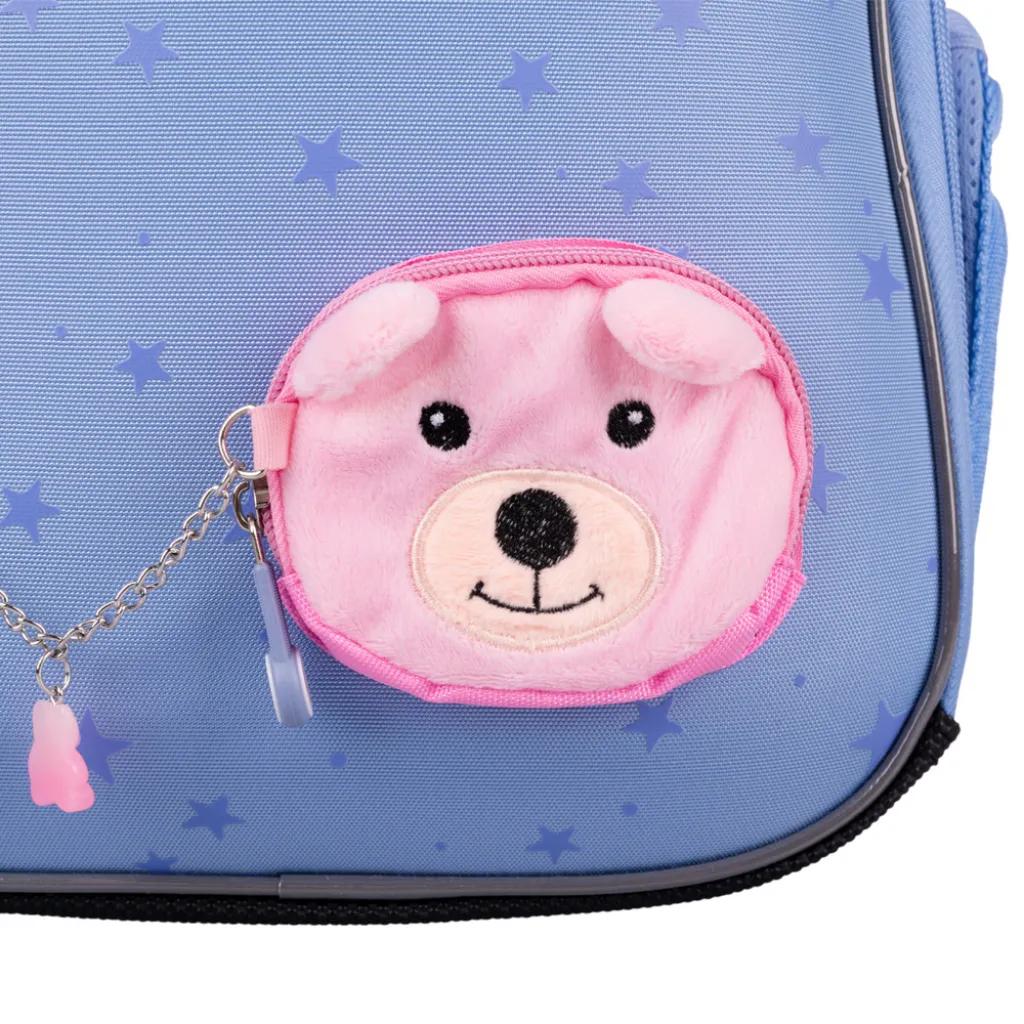 Ортопедический рюкзак каркасный YES H-100 Cute Bear Teddy, сиренево-розовый Ортопедический рюкзак каркасный YES H-100 Cute Bear Teddy, сиренево-розовый