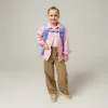 Ортопедический рюкзак каркасный YES H-100 Cute Bear Teddy, сиренево-розовый - Фото№17