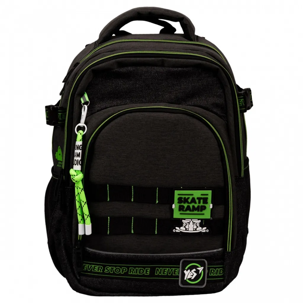 Ортопедичний рюкзак YES Skate Ramp TS-109, сірий Ортопедичний рюкзак YES Skate Ramp TS-109, сірий