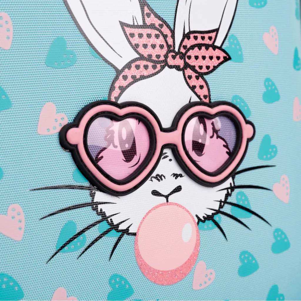 Ортопедичний рюкзак каркасний YES H-100 Funny Bunny, блакитний Ортопедичний рюкзак каркасний YES H-100 Funny Bunny, блакитний