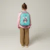 Ортопедичний рюкзак каркасний YES H-100 Funny Bunny, блакитний - Фото№15