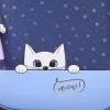 Ортопедичний рюкзак каркасний YES H-100 Meow-Meow, синій - Фото№17