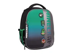 Ортопедичний рюкзак каркасний YES H-100 Minecraft Icons, зелений Ортопедичний рюкзак каркасний YES H-100 Minecraft Icons, зелений