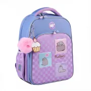 Ортопедичний рюкзак каркасний YES Pusheen Playful S-78, бузковий Ортопедичний рюкзак каркасний YES Pusheen Playful S-78, бузковий