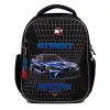 Ортопедический рюкзак каркасный YES H-100 My First Car, черный - Фото№4