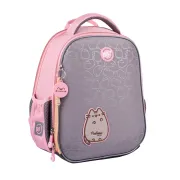 Ортопедичний рюкзак каркасний YES H-100 Pusheen Fatty, рожевий Ортопедичний рюкзак каркасний YES H-100 Pusheen Fatty, рожевий