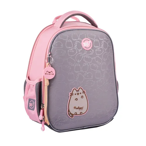 Ортопедичний рюкзак каркасний YES H-100 Pusheen Fatty, рожевий - Фото№1 Ортопедичний рюкзак каркасний YES H-100 Pusheen Fatty, рожевий - Фото№1