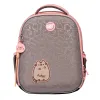 Ортопедичний рюкзак каркасний YES H-100 Pusheen Fatty, рожевий - Фото№4
