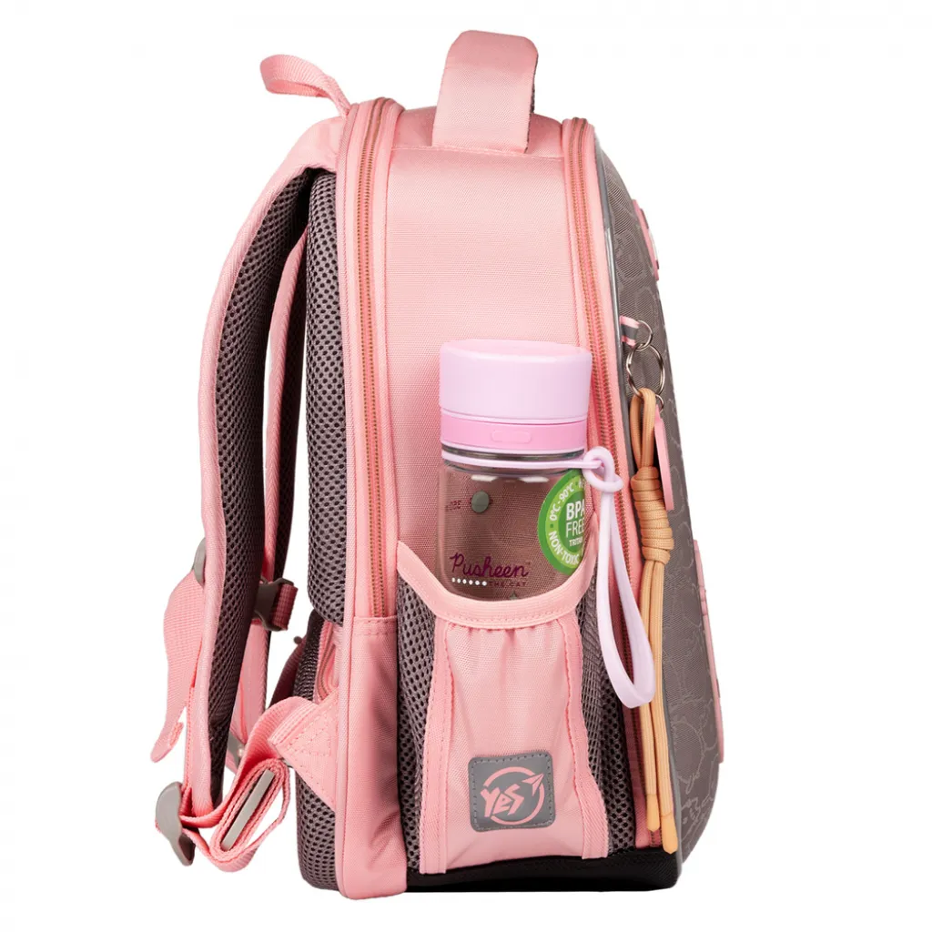 Ортопедичний рюкзак каркасний YES H-100 Pusheen Fatty, рожевий Ортопедичний рюкзак каркасний YES H-100 Pusheen Fatty, рожевий