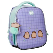 Ортопедичний рюкзак каркасний YES H-100 Pusheen the Cat, бузковий Ортопедичний рюкзак каркасний YES H-100 Pusheen the Cat, бузковий
