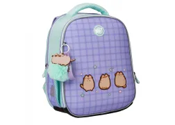 Ортопедичний рюкзак каркасний YES H-100 Pusheen the Cat, бузковий Ортопедичний рюкзак каркасний YES H-100 Pusheen the Cat, бузковий