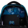 Ортопедический рюкзак полукаркасный YES Game Fan S-101, черно-бирюзовый - Фото№15