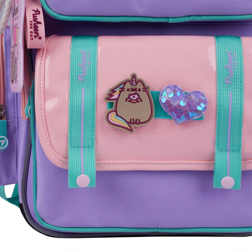 Ортопедичний рюкзак напівкаркасний YES Pusheen the Star S-101, бузковий Ортопедичний рюкзак напівкаркасний YES Pusheen the Star S-101, бузковий
