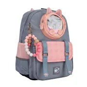 Ортопедичний рюкзак шкільний YES Glamour Kitty S-104, сірий