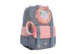 Ортопедичний рюкзак шкільний YES Glamour Kitty S-104, сірий Ортопедичний рюкзак шкільний YES Glamour Kitty S-104, сірий