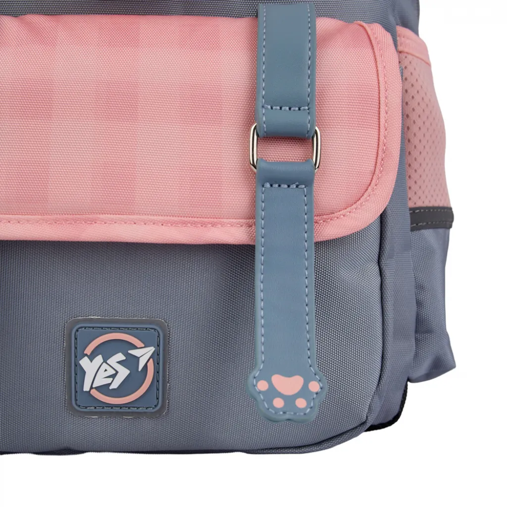 Ортопедичний рюкзак шкільний YES Glamour Kitty S-104, сірий Ортопедичний рюкзак шкільний YES Glamour Kitty S-104, сірий