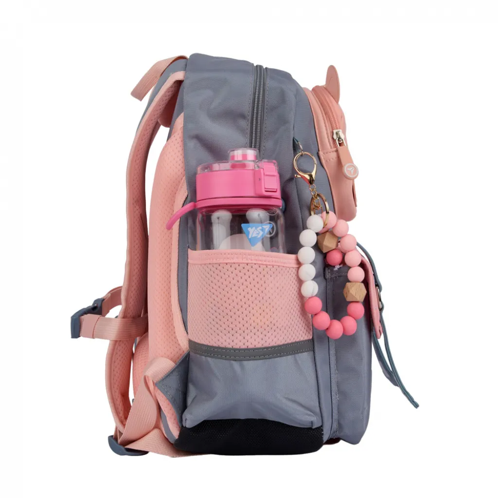 Ортопедичний рюкзак шкільний YES Glamour Kitty S-104, сірий Ортопедичний рюкзак шкільний YES Glamour Kitty S-104, сірий