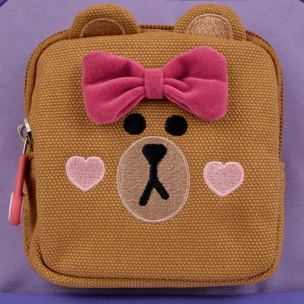 Ортопедичний рюкзак шкільний YES Line Friends Pretty Choco S-104, бузковий Ортопедичний рюкзак шкільний YES Line Friends Pretty Choco S-104, бузковий