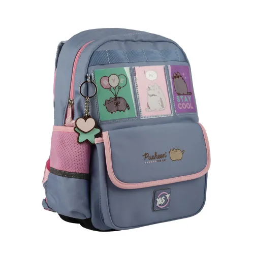 Ортопедичний рюкзак шкільний YES Pusheen Stay Cool S-104, блакитний - Фото№1 Ортопедичний рюкзак шкільний YES Pusheen Stay Cool S-104, блакитний - Фото№1