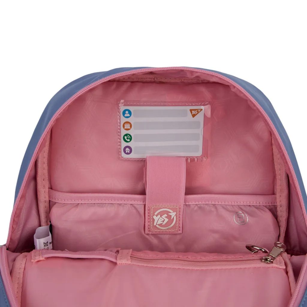 Ортопедичний рюкзак шкільний YES Pusheen Stay Cool S-104, блакитний Ортопедичний рюкзак шкільний YES Pusheen Stay Cool S-104, блакитний