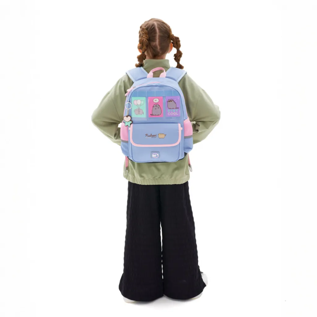 Ортопедичний рюкзак шкільний YES Pusheen Stay Cool S-104, блакитний Ортопедичний рюкзак шкільний YES Pusheen Stay Cool S-104, блакитний