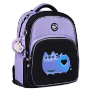Ортопедичний рюкзак шкільний YES S-91 Pusheen Shiny, бузковий Ортопедичний рюкзак шкільний YES S-91 Pusheen Shiny, бузковий