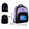 Ортопедичний рюкзак шкільний YES S-91 Pusheen Shiny, бузковий - Фото№3